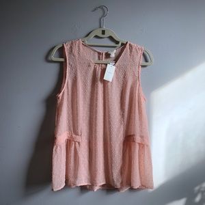 Chiffon Peplum Top | J. Crew